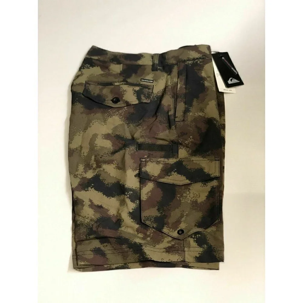 Quiksilver Twill 4 Way Stretch Amphibian Shorts 28 - Picture 8 of 12